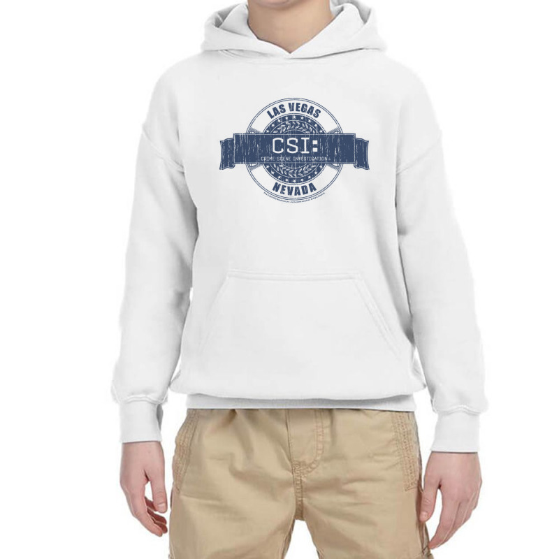 Csi, Vegas Badge,csi Crime Scene Investigation Las Vegas Tv Show Crime Youth Hoodie by mydepictionaddiction | Artistshot