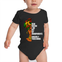 Dear Racism I Am Not My Grandparents Feminist Women Gift Baby Bodysuit | Artistshot