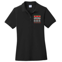 Deck The Halls With Beta Blockers Nurse Christmas Ugly Xmas Ladies Polo Shirt | Artistshot