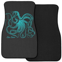 Octopus Cool Vintage Marine Biologist Ocean Sea Life 4 Front Car Mat | Artistshot