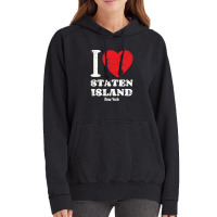 I,love,staten,island,new-york-city,usa,distressed,grunge,pullover,hood Vintage Hoodie | Artistshot