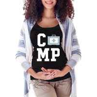 Camp First Aid Kit  Camping Maternity Scoop Neck T-shirt | Artistshot