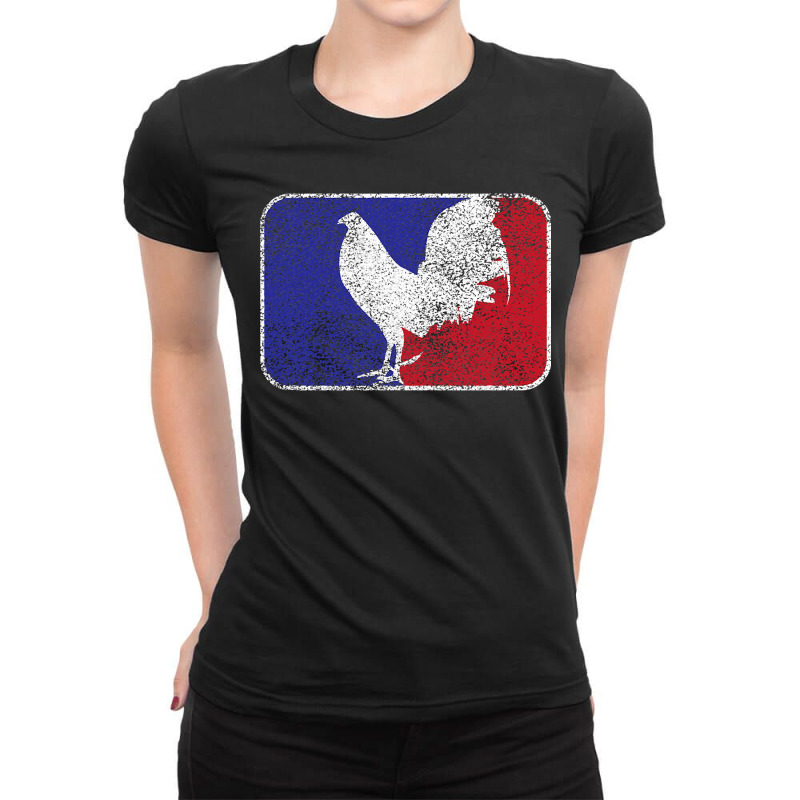 Major League Cock Fight Cock Fight Ladies Fitted T-Shirt by new121 | Artistshot