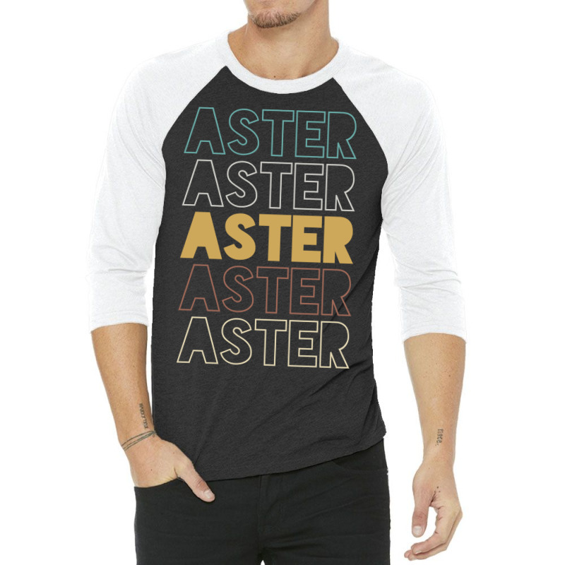 Aster Aster Aster Aster Aster 3/4 Sleeve Shirt by Topseller | Artistshot