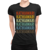 Kathiawari Horse Retro T Shirt Ladies Fitted T-shirt | Artistshot