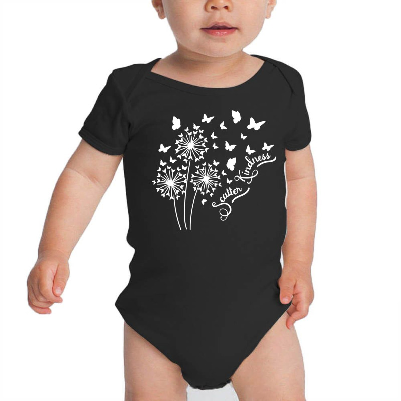 Dandelion Scatter Kindness & Be Kind Matching Family Gifts Pullover Baby Bodysuit by AuturoMedero | Artistshot