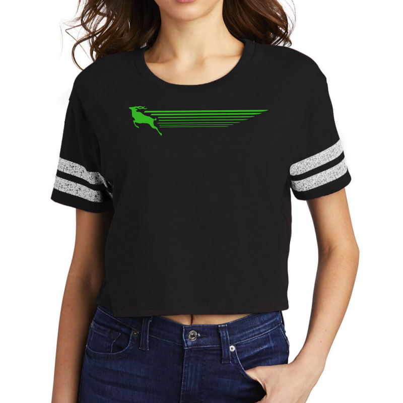 Run Like An Antelope Scorecard Crop Tee by CUSER3772 | Artistshot