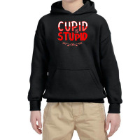 Valentines Day Hater Bitter Anti Valentine Cupid Is Stupid Youth Hoodie | Artistshot