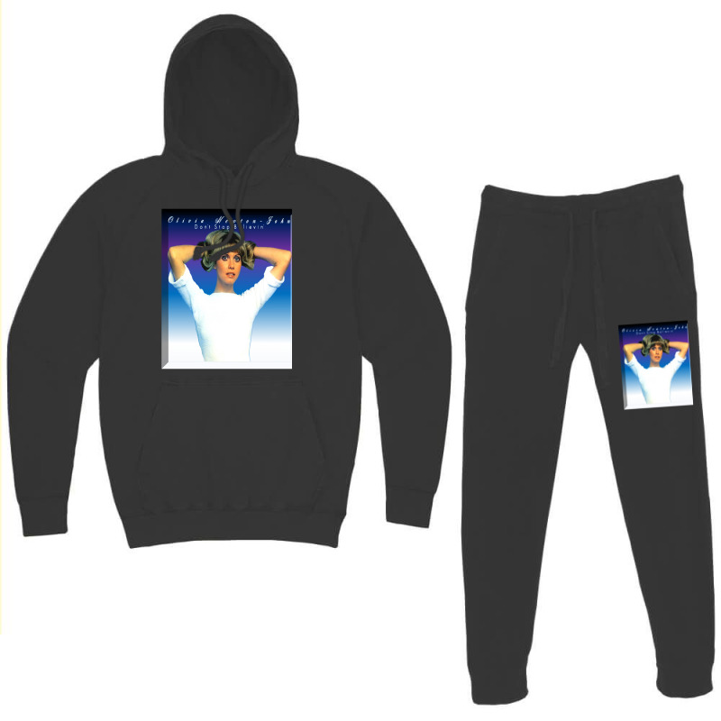 Olivia Newton- John - Dont Stop Believin Hoodie & Jogger Set | Artistshot