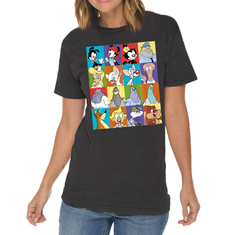 Animaniacs Character Box Up Premium Vintage T-shirt | Artistshot