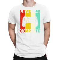 Neu 40. Geburtstag Männer Gamer Level 40 T-shirt | Artistshot