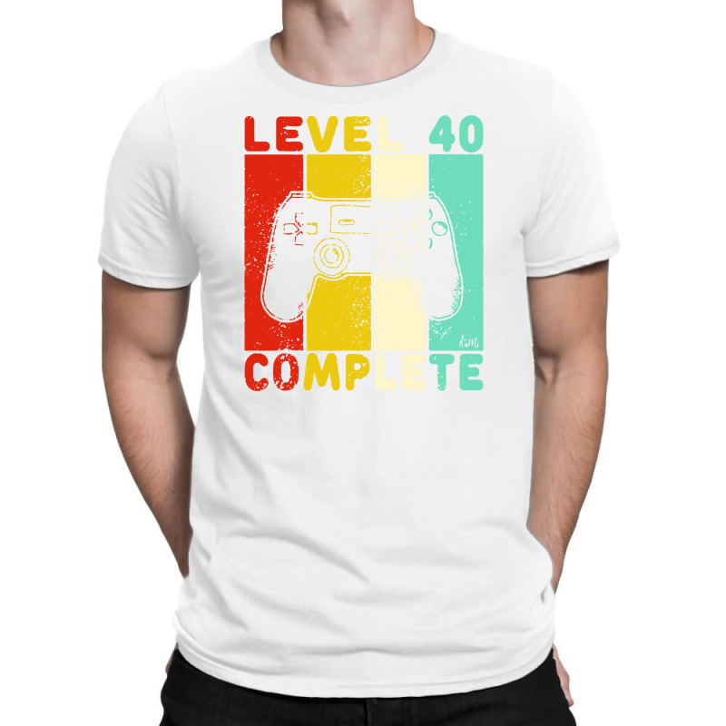 Neu 40. Geburtstag Männer Gamer Level 40 T-Shirt by cm-arts | Artistshot