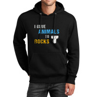 Saltwater Aquarium Saltwater Fish Tank I Glue Animals To Rocks Unisex Hoodie | Artistshot