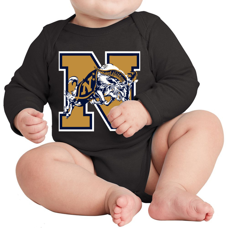 Us Naval Academy Athletic ,navi Long Sleeve Baby Bodysuit by cm-arts | Artistshot