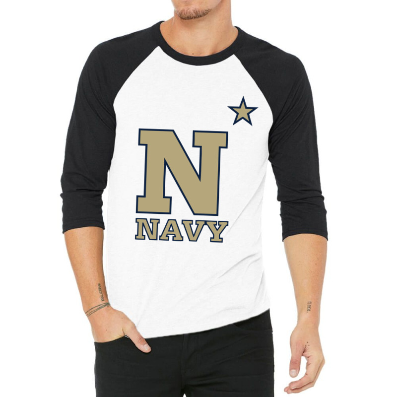 Us Naval Academy Athletic ,navi 3/4 Sleeve Shirt by cm-arts | Artistshot