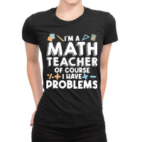 Math Teacher Art Men Women Statistics Algebra Mathematics Ladies Fitted T-shirt | Artistshot