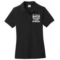 Math Teacher Art Men Women Statistics Algebra Mathematics Ladies Polo Shirt | Artistshot