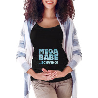 Saturday Night Live Mega Babe Standard Maternity Scoop Neck T-shirt | Artistshot