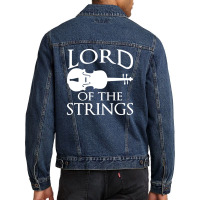 Lord Of The Strings Men Denim Jacket | Artistshot