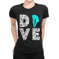 Dive Platform Diving Board Springboard Diving Diver Ladies Fitted T-shirt | Artistshot