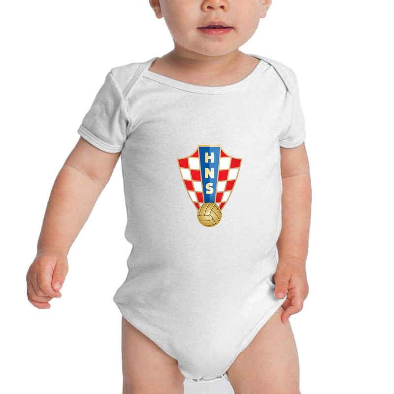 Croatia Nationall Football Baby Bodysuit by cm-arts | Artistshot