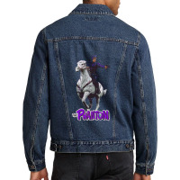 The Phantom, Distressed   The Phantom Men Denim Jacket | Artistshot