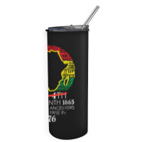 Africa Map July 4th Juneteenth 1865 June 19th Men Women Kids Skinny Tumbler | Artistshot