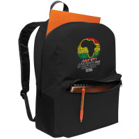 Africa Map July 4th Juneteenth 1865 June 19th Men Women Kids Backpack | Artistshot