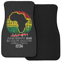 Africa Map July 4th Juneteenth 1865 June 19th Men Women Kids Front Car Mat | Artistshot