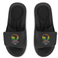 Africa Map July 4th Juneteenth 1865 June 19th Men Women Kids Slide Sandal | Artistshot