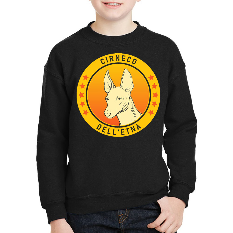 Cirneco Delletna T  Shirt Cirneco Dell' Etna Dog Portrait T  Shirt Youth Sweatshirt | Artistshot