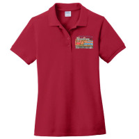 The Wagon Quee Family Truckster Distressed   Vacation Ladies Polo Shirt | Artistshot