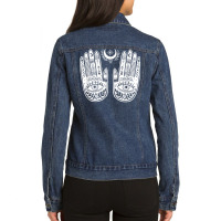 Fortune Telling Teller Foretelling Chiromancy Palmistry T Shirt Ladies Denim Jacket | Artistshot