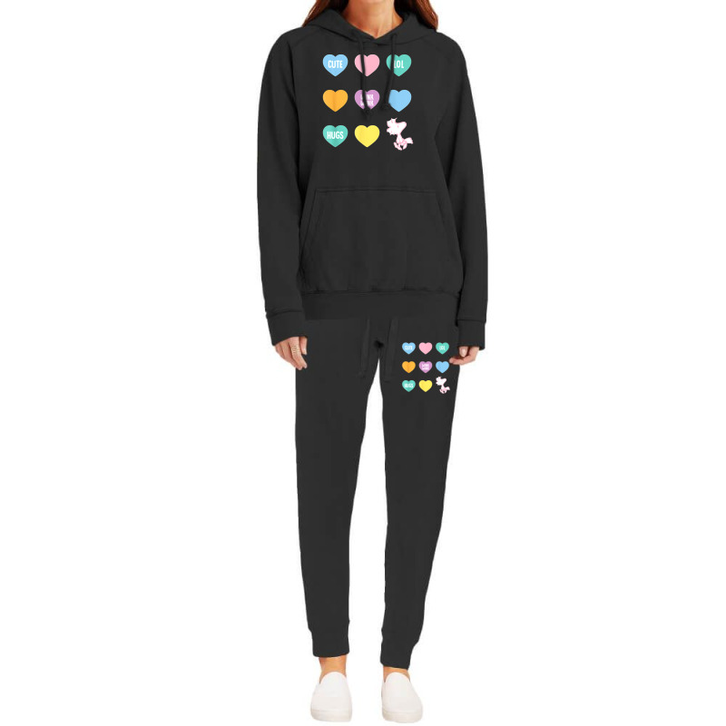 Peanuts Valentine Candy Heart Hoodie & Jogger Set | Artistshot