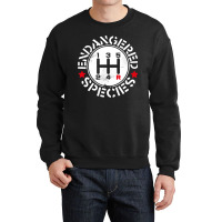 Manual Transmission Endangered Species Crewneck Sweatshirt | Artistshot