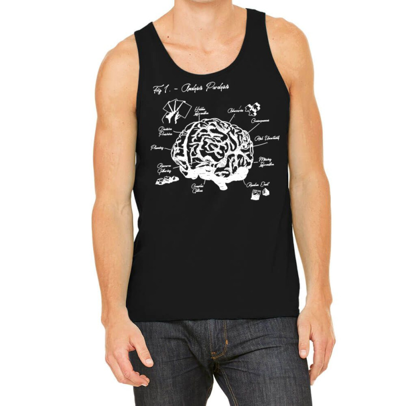 Analysis Paralysis White Print Classic Tank Top by cm-arts | Artistshot