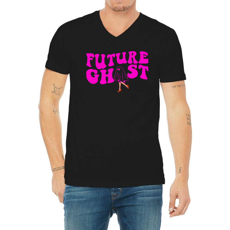 Future Ghost Funny Women's V-Neck Tee by AGSTshirt | Artistshot