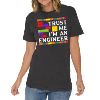 Engineer Children Kids Toy Big Building Blocks Build Builder For Fans Vintage T-shirt | Artistshot