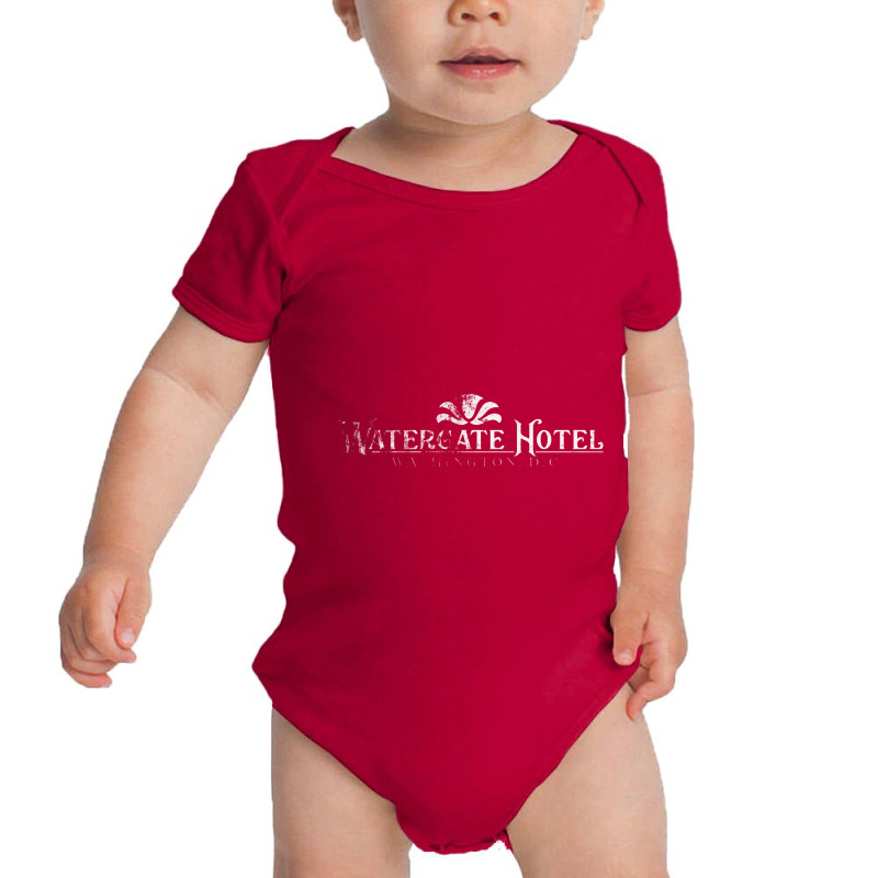 Watergate Hotel, Distressed   Watergate Baby Bodysuit by cm-arts | Artistshot