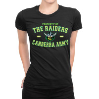 Nrl The Canberra Raiders Army Ladies Fitted T-shirt | Artistshot