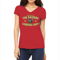 Nrl The Canberra Raiders Army Women's V-neck T-shirt | Artistshot