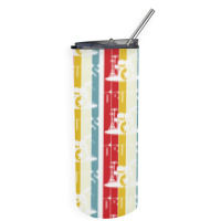 Retro Drums Drummer Gift Idea S S Vintage Skinny Tumbler | Artistshot