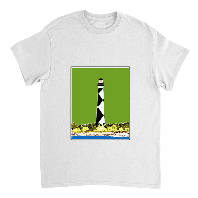 Cape Lookout Lighthouse  Cape Lookout Classic T-shirt by therollingpinn | Artistshot