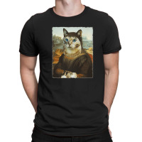 Mona Lisa Cat T-shirt | Artistshot