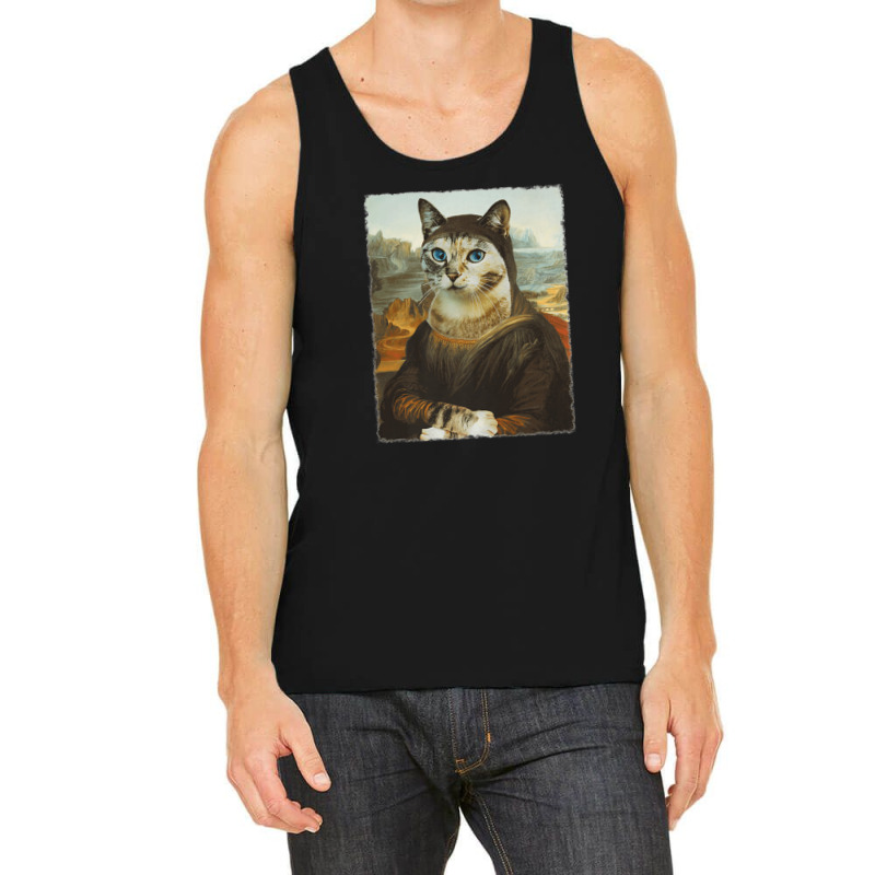 Mona Lisa Cat Tank Top | Artistshot