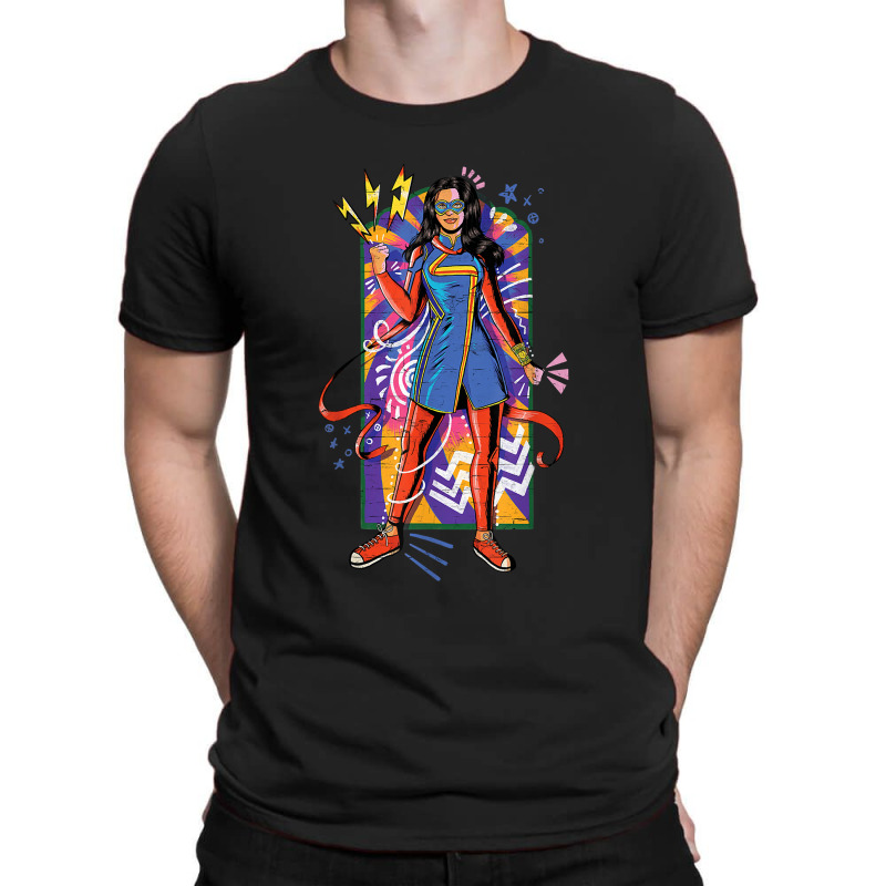 Ms. Kamala Khan Mural Art T-shirt | Artistshot