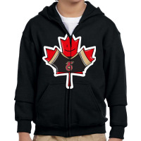 Toronto Maple Leaf Leaf Youth Zipper Hoodie | Artistshot