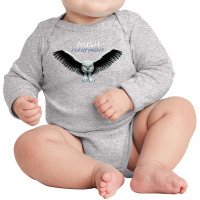 Owl Moving Night Long Sleeve Baby Bodysuit | Artistshot