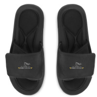 Born To Fly  Pilot Plane - Single Airplane Slide Sandal | Artistshot