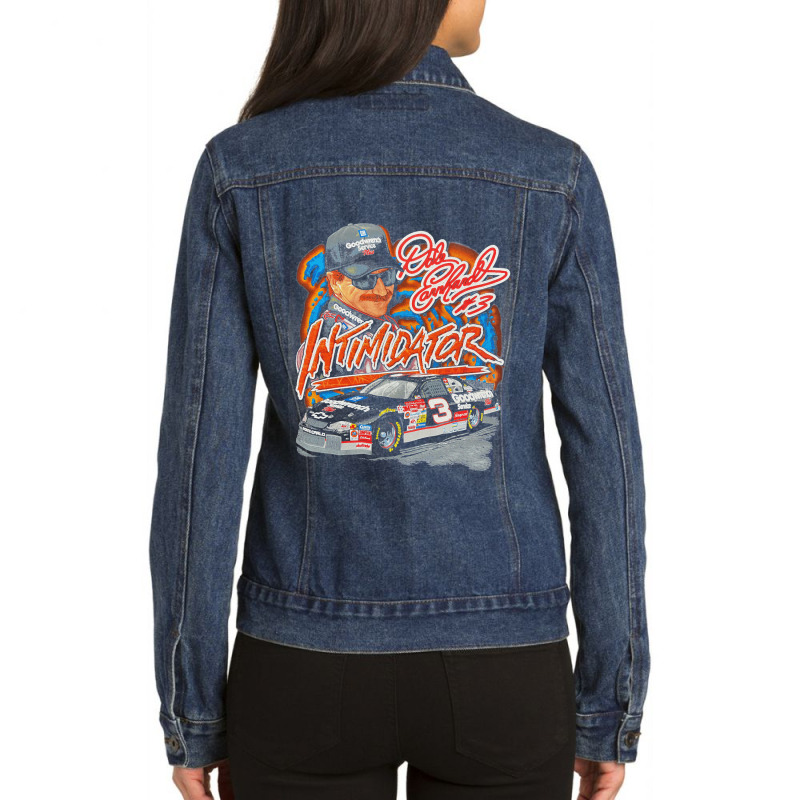 Dale Earnhardt Intimidator Vintage Ladies Denim Jacket by AnitaKovich | Artistshot